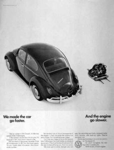 Copywriting lesson from Volkswagen advertisement