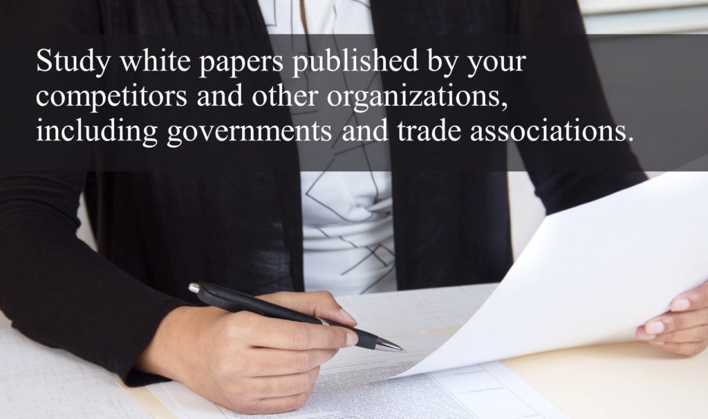 to create a great marketing white paper, study white papers
